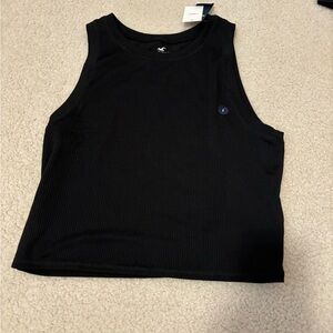 Black Holister tank top- large